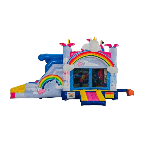 Unicorn Dual Slide Combo Castle
