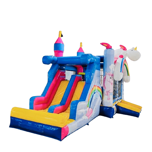 Unicorn Dual Slide Combo Castle