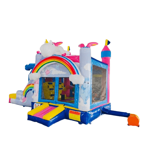Unicorn Dual Slide Combo Castle